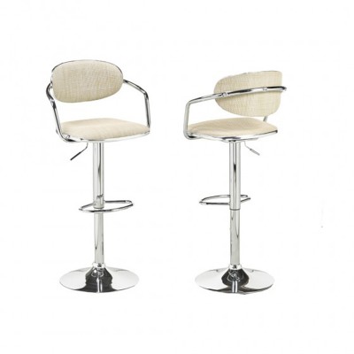 ADJ. BAR STOOL BEIGE